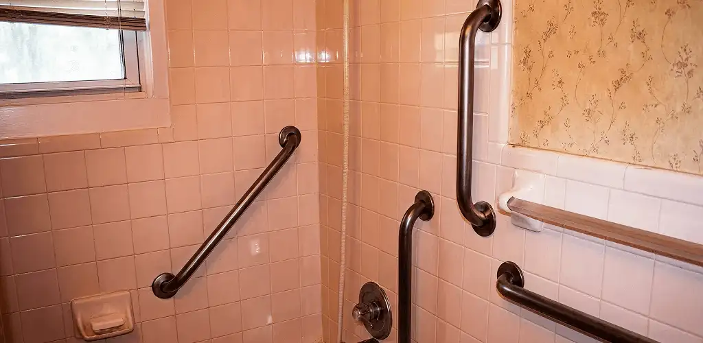Shower grab bar installation for bathroom safety and accessibility in Duluth, MN