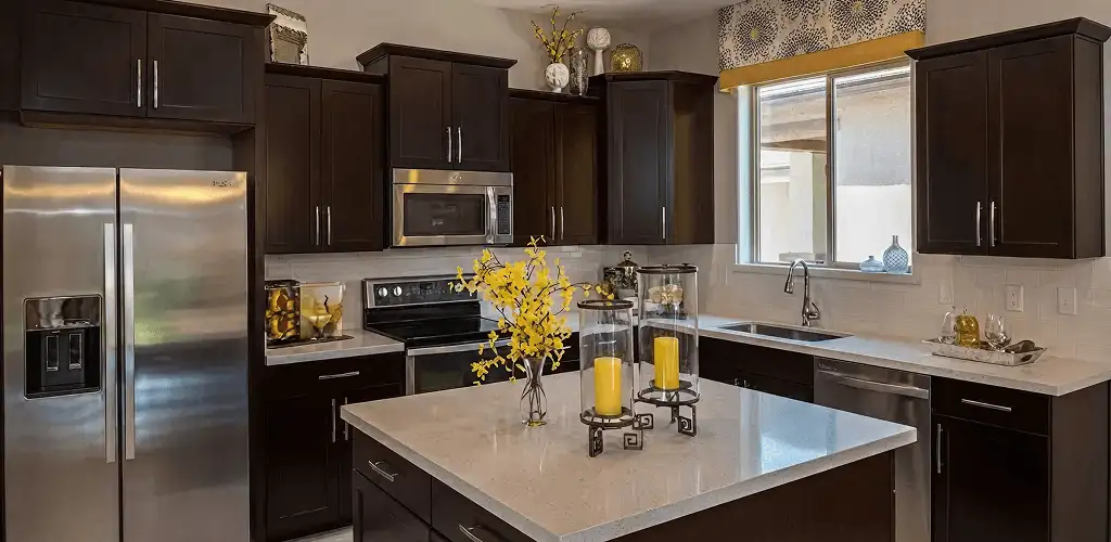 Cabinet painting results with freshly painted kitchen cabinets in Duluth, MN