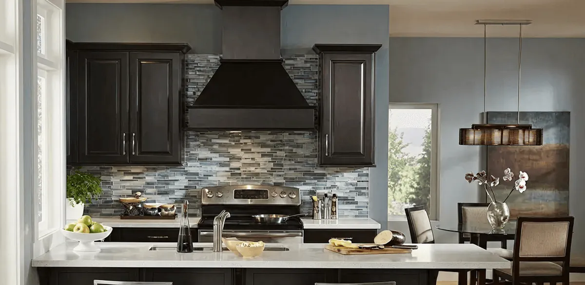 Kitchen cabinet painting and refinishing in a modern kitchen in Duluth, MN